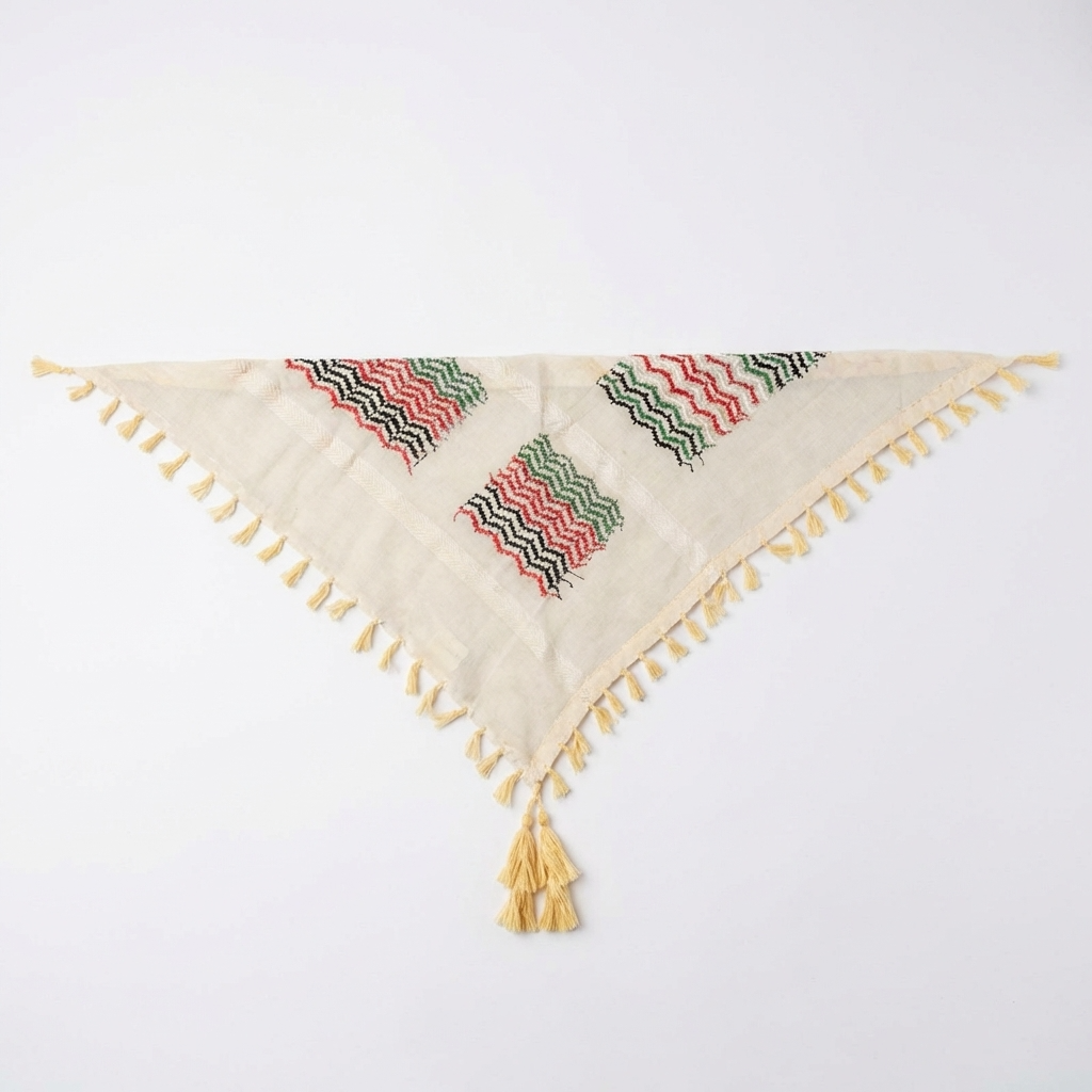 Beige Kufiya Bandana – Multicolor