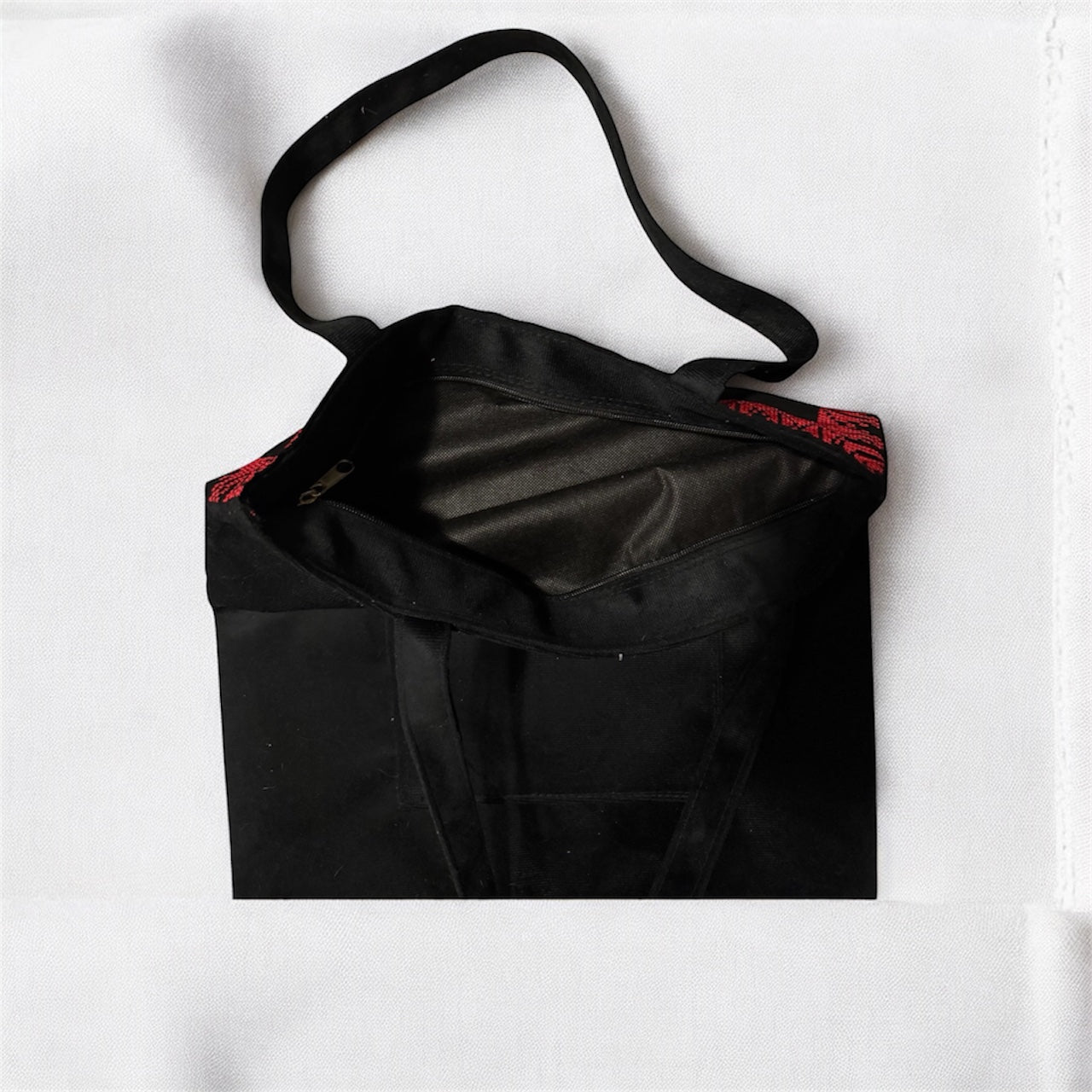 Tatreez Tote Bag – Palestine Watermelon Map | Palestinian Embroidery