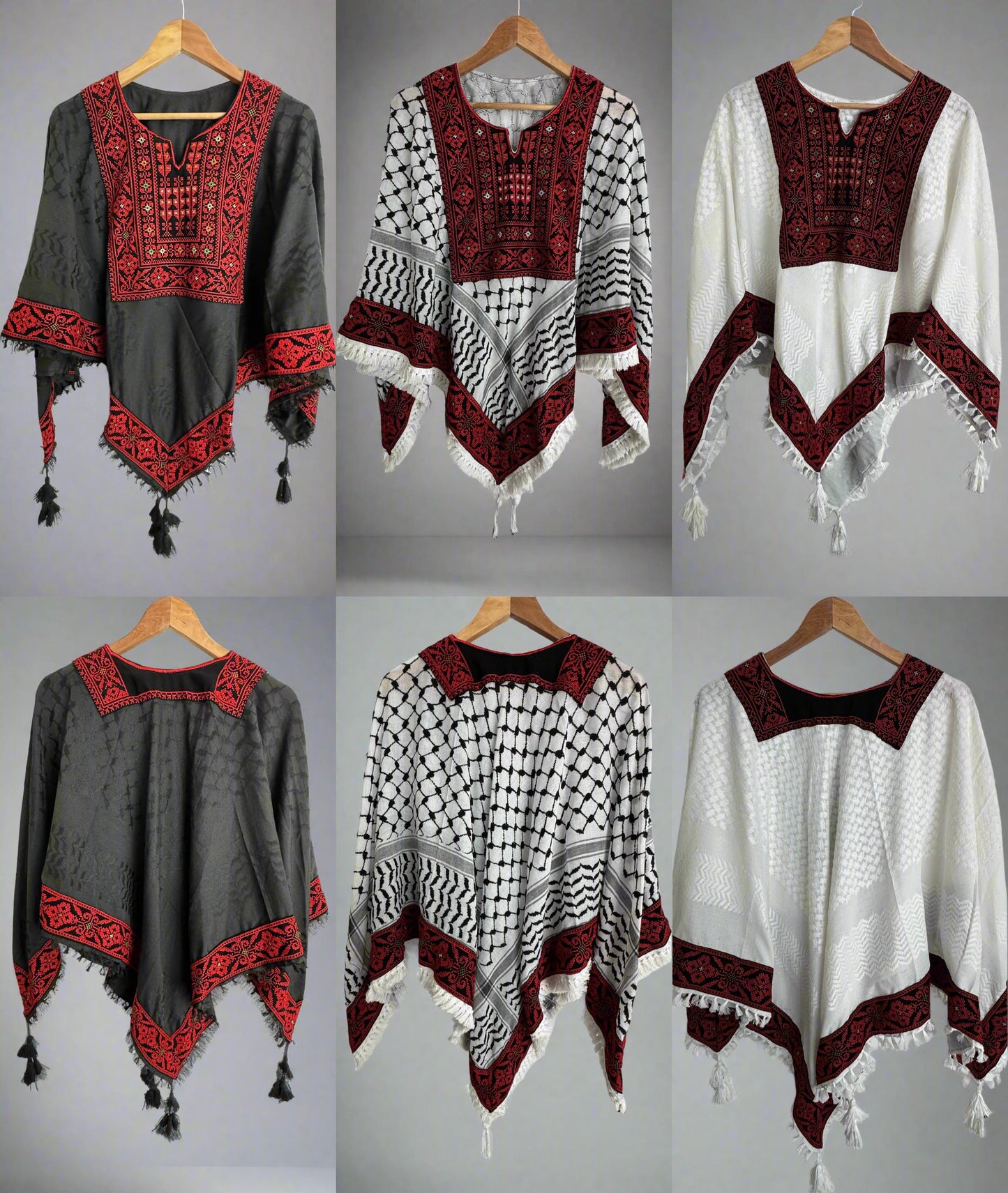 Kufiyya Poncho – A Wearable Statement of Heritage