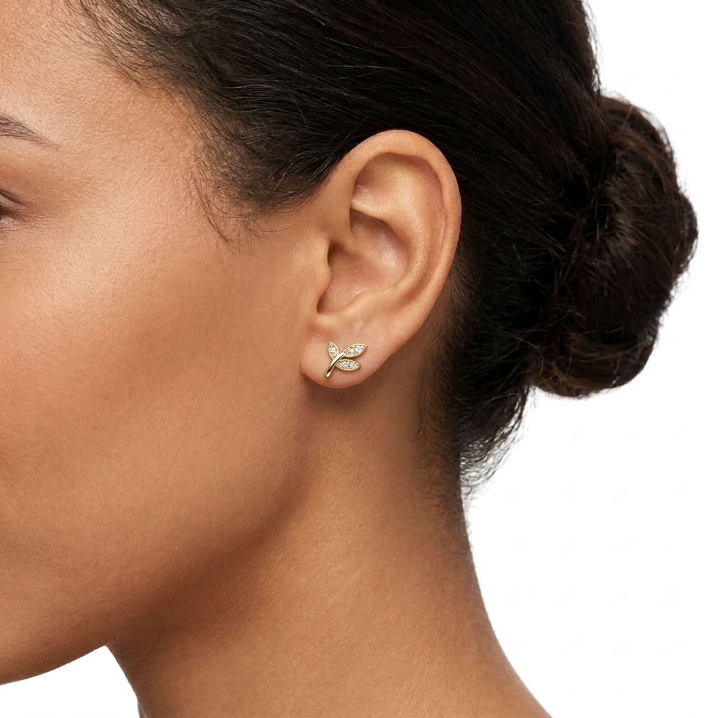 Olive Branch Earrings