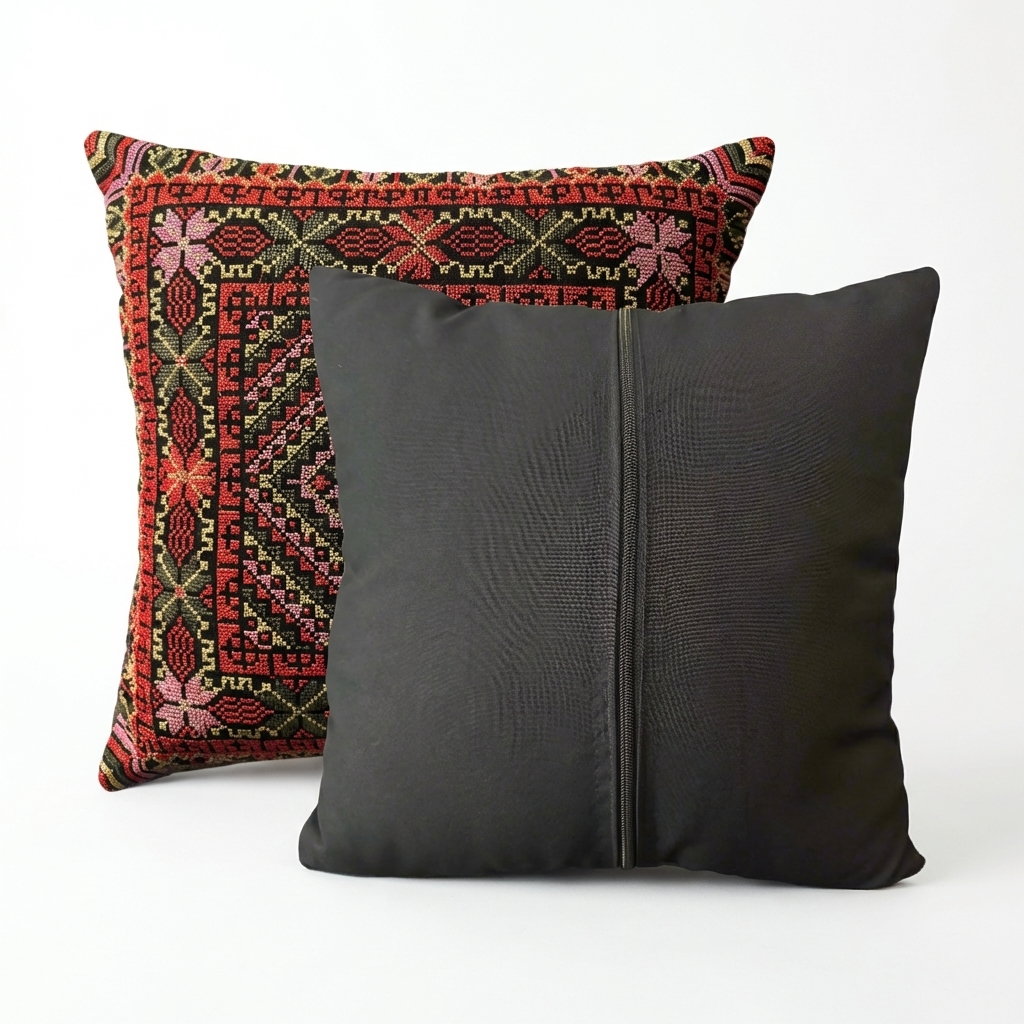 Ember Bloom – Tatreez Embroidery | 16x16