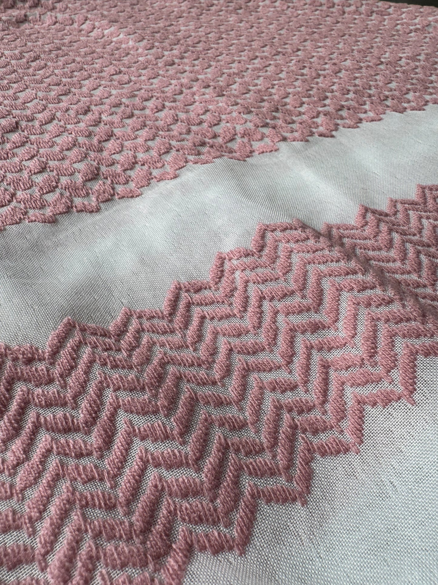 Bold Dusty Rose Kufiya (Keffiyeh) | Limited Edition - Made in Jordan