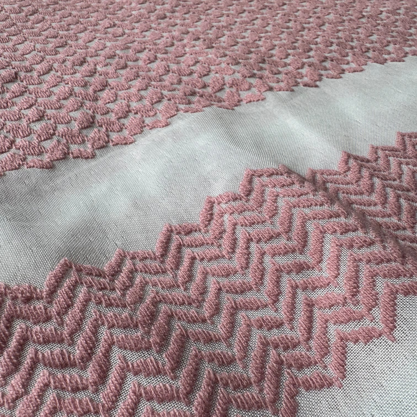 Bold Dusty Rose Kufiya (Keffiyeh) | Limited Edition - Made in Jordan