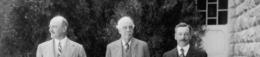 The Thieves: FROM LEFT- LORD EDMUND ALLENBY, LORD ARTHUR JAMES BALFOUR & SIR HERBERT SAMUEL