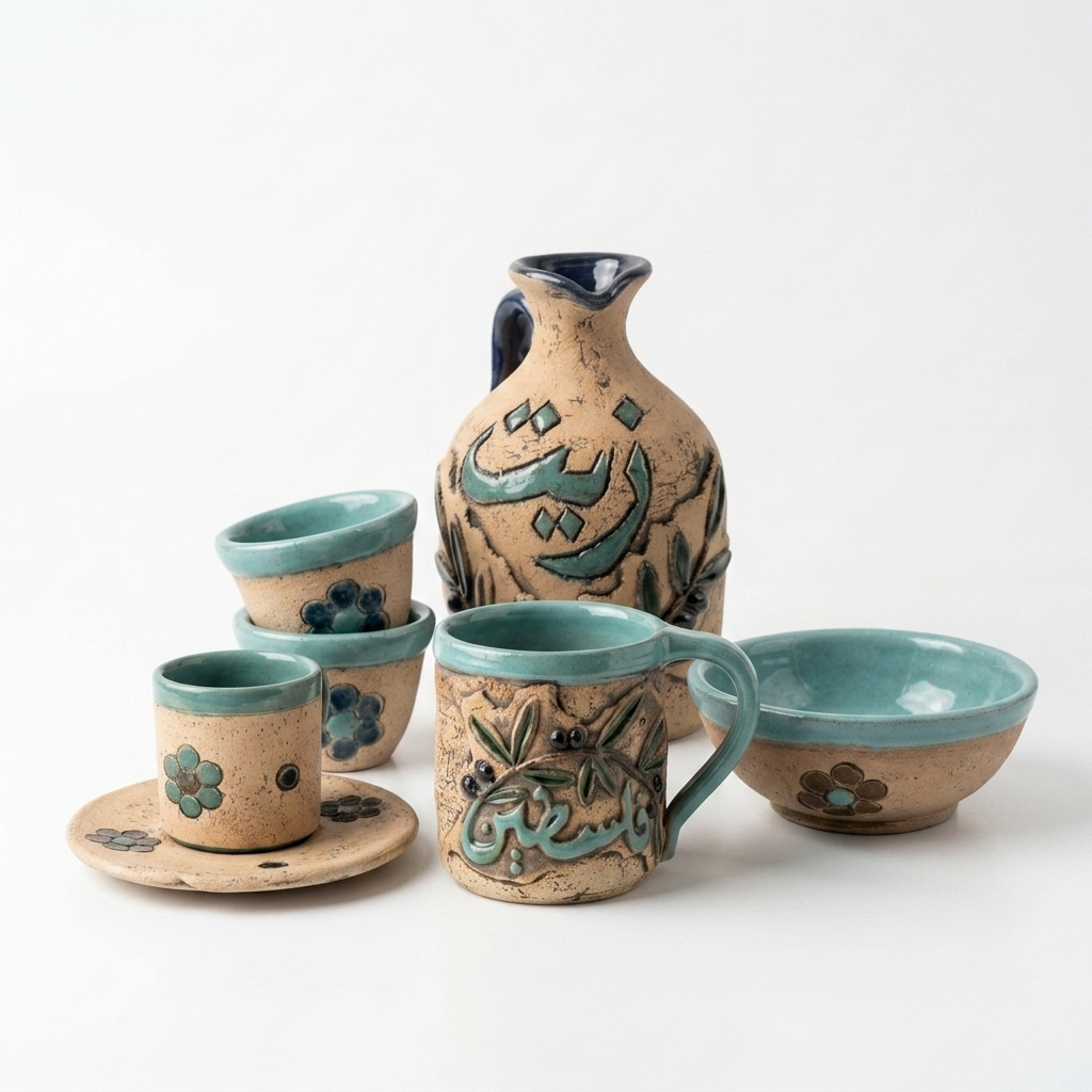 Pottery by Palestinian Artisans