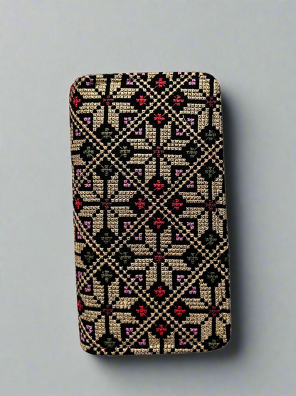 Large Palestinian Wallet – Red, Gold, Watermelon, or Kufiya