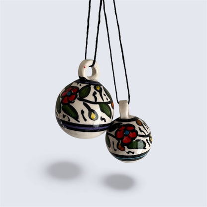 Palestinian Christmas Ornaments | Kufiya, Watermelon & Floral – Handmade