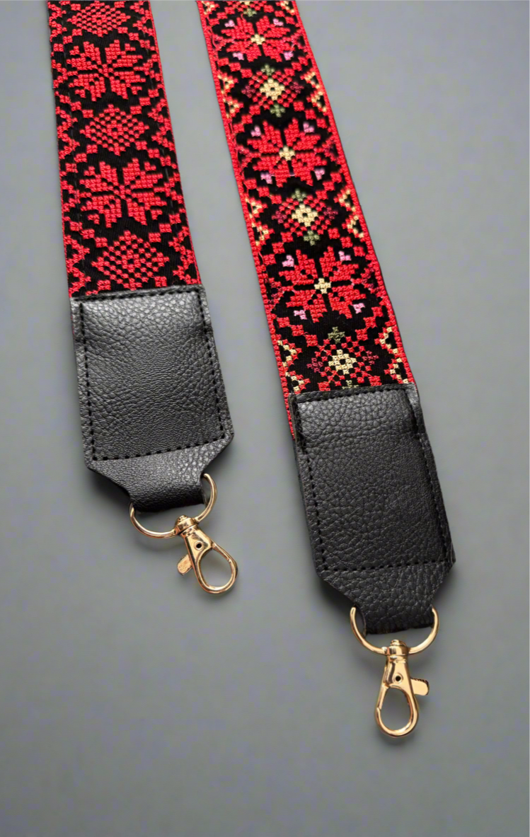 Tatreez Strap | Multipurpose Bag, Camera & Guitar Strap – Palestinian Embroidery