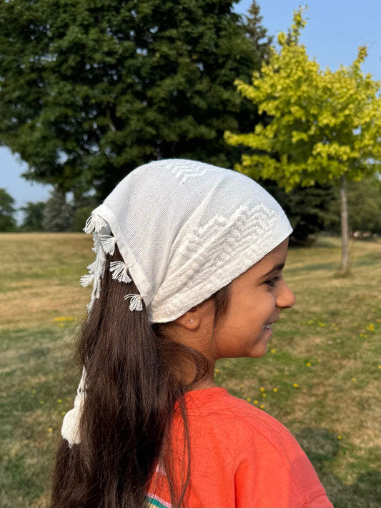 Kufiya Bandanas | Classic, Tatreez, Inversed Designs – Palestinian Keffiyeh Triangle Headwraps