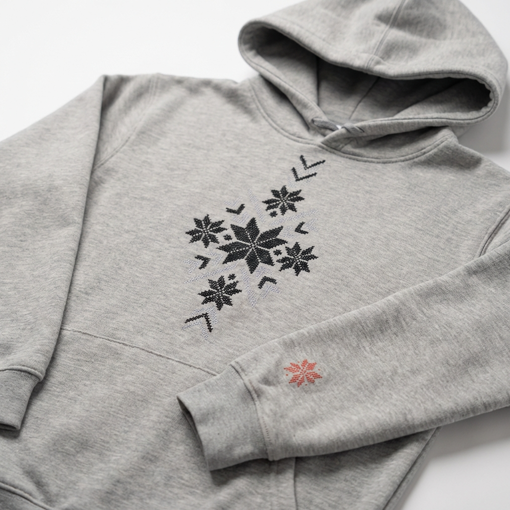 Aqmar Bait Lahem Tatreez Hoodie – Handmade