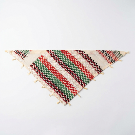 Beige Kufiya Bandana – Multicolor
