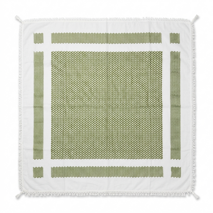 Bold Kufiya - Moss Green