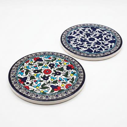 Floral Ceramic Coasters – Printed