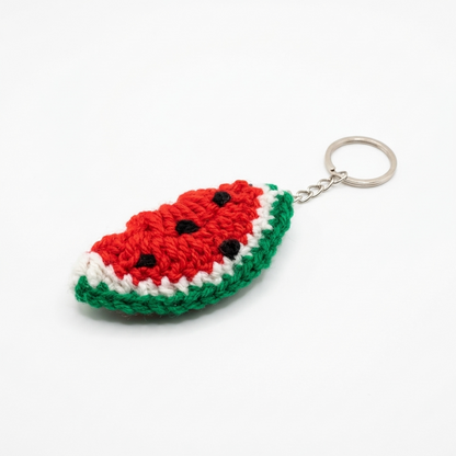 Handmade Crochet Watermelon Charm
