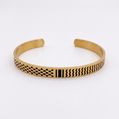 Kufiya Cuff Bracelet