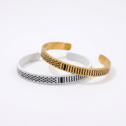 Kufiya Cuff Bracelet