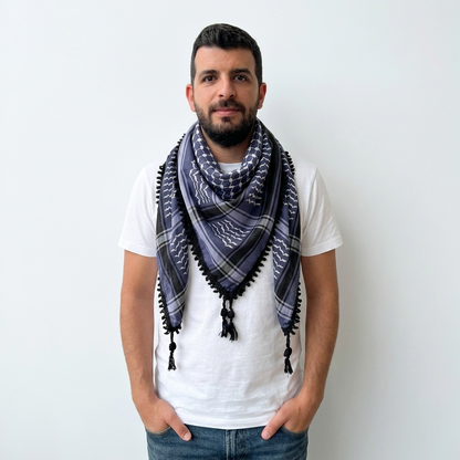 Echoes Kufiya – Violet