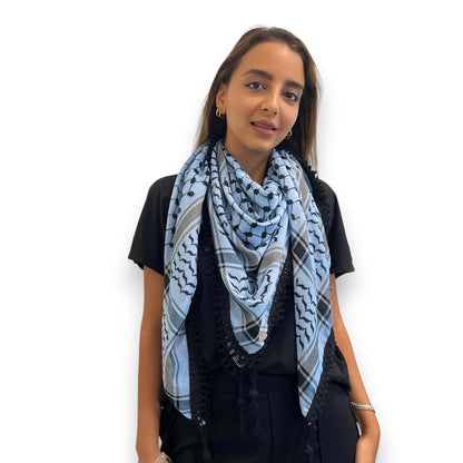 Echoes Kufiya – Blue Mirage