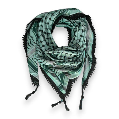 Echoes Kufiya (Keffiyeh) | Forest Green