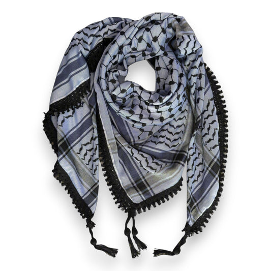 Echoes – Lavender Haze Kufiya (Keffiyeh) | Made in Jordan