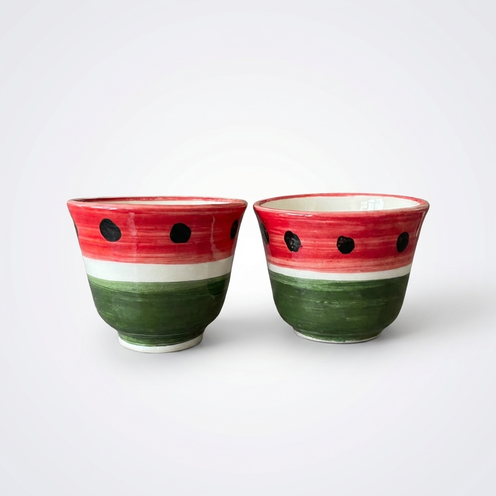 Watermelon Palestinian Ceramic Cup