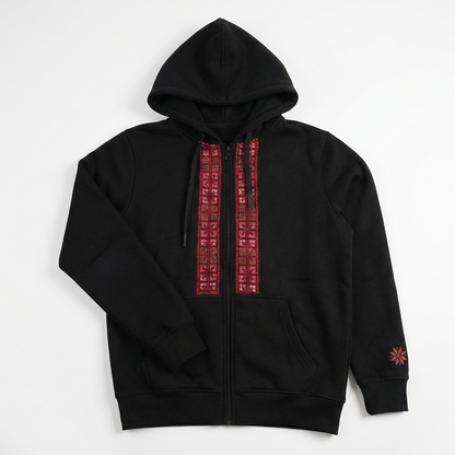 Finjan Al Khalil Tatreez Zip-Up Jacket – Handmade