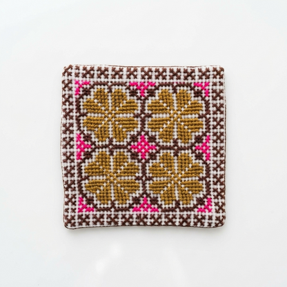 Hand-Stitched Tatreez Coasters