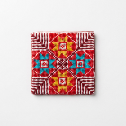 Hand-Stitched Tatreez Coasters