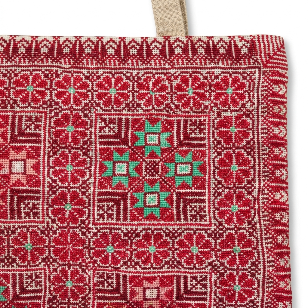 Kawakeb Hand-Stitched Tote Bag