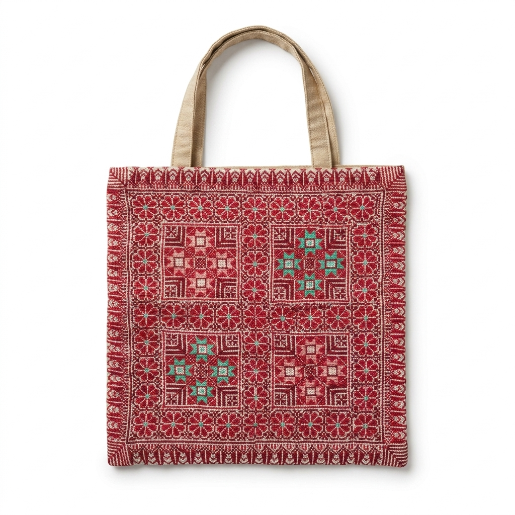 Kawakeb Hand-Stitched Tote Bag