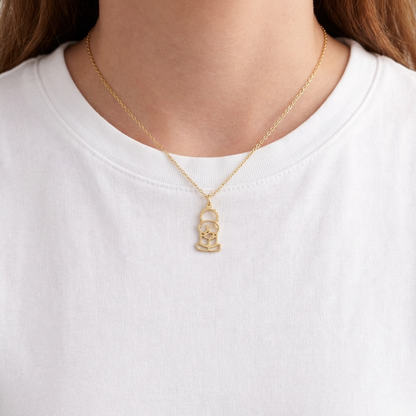 Gold-Handala-Palestine-Necklace-Worn