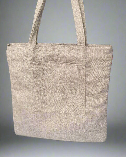 Handmade Tatreez Tote Bag – Red with 4 Flowers | Palestinian Embroidery