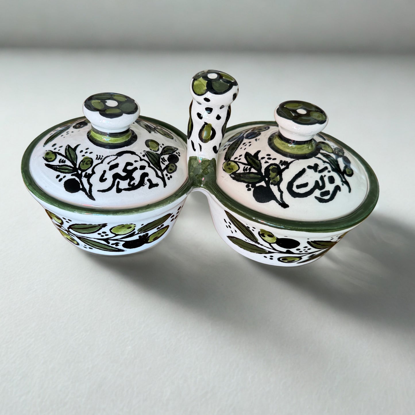 Olive Oil & Za’atar Double Dip – Olive Branch | Handmade in Palestine