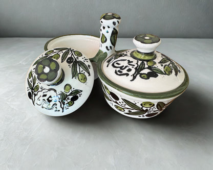 Olive Oil & Za’atar Double Dip – Olive Branch | Handmade in Palestine