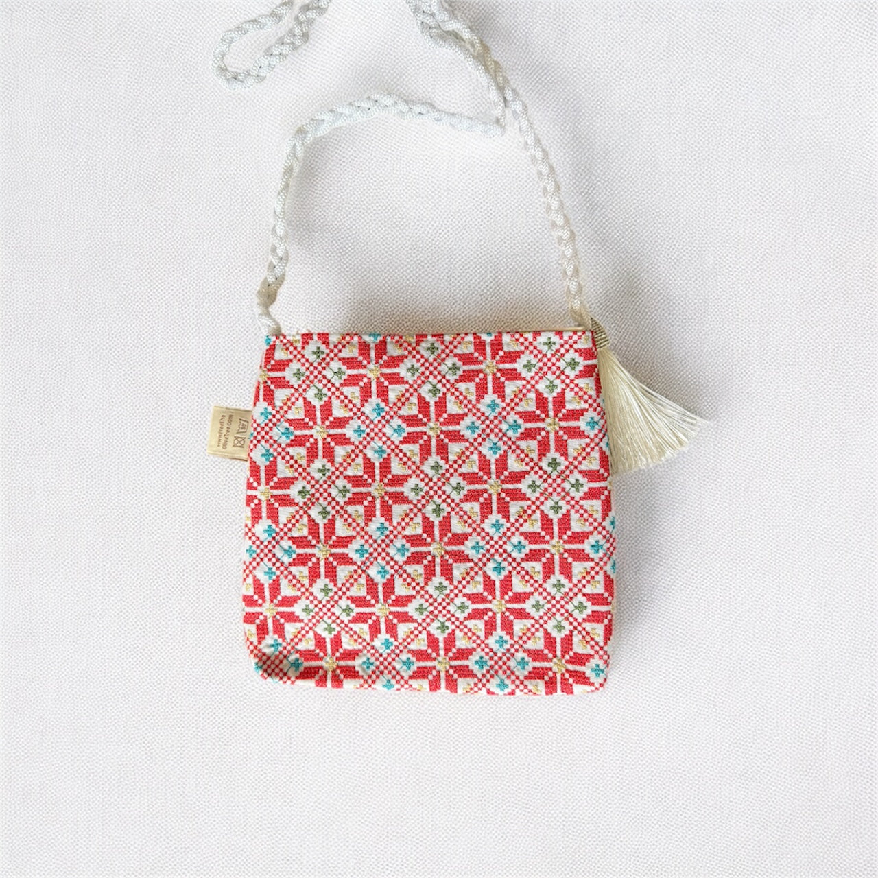 Tatreez Shoulder Pouch - 3 Zipper Compartments | Made by Palestinian Artisans