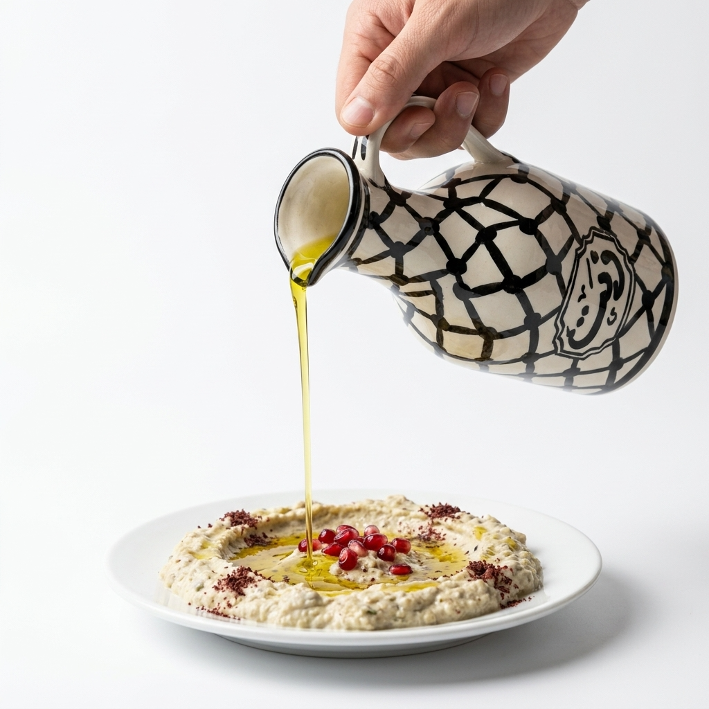 Olive Oil Jug - Kufiya