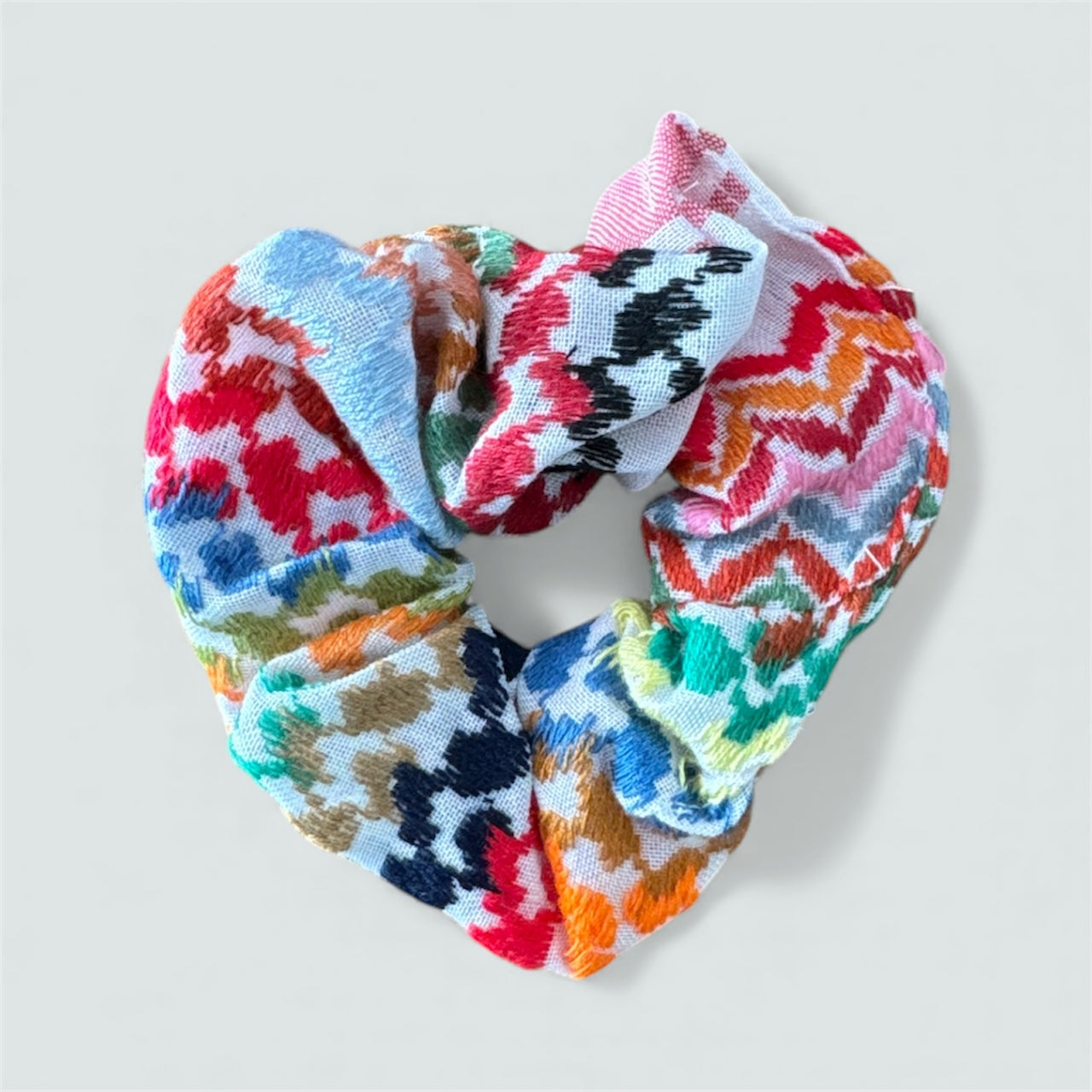 Kufiya Scrunchies - Multicolor | Palestinian Hair Ties