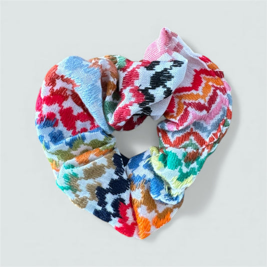 Kufiya Scrunchies - Multicolor | Palestinian Hair Ties