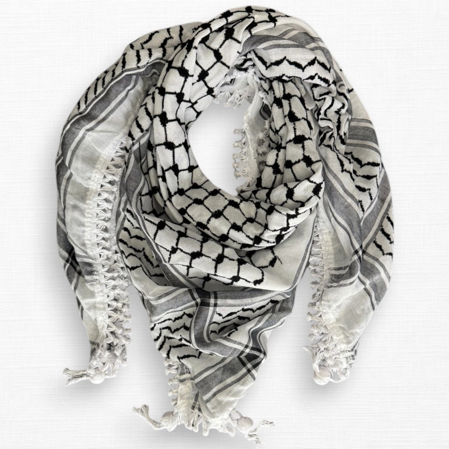 Lightweight Classic Kufiya (Keffiyeh) | Made in Jordan