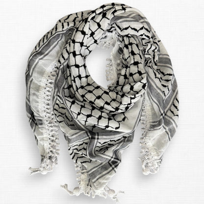 Lightweight Classic Kufiya (Keffiyeh) | Made in Jordan