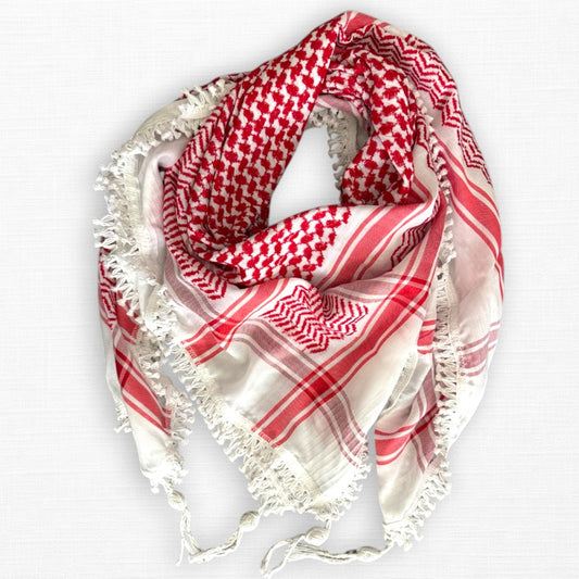 Naseem Shemagh – Red White