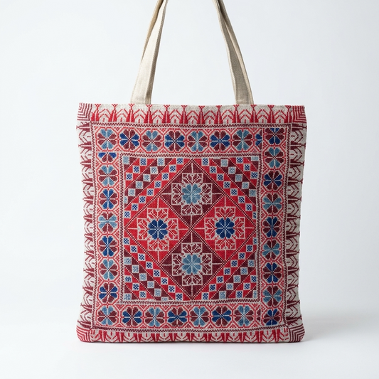 Mawj Al Nahr Handstitched Tote Bag