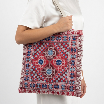 Mawj Al Nahr Handstitched Tote Bag