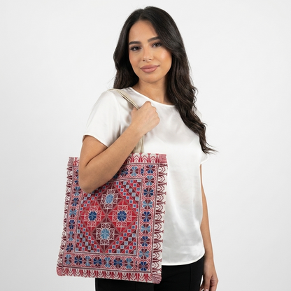 Mawj Al Nahr Handstitched Tote Bag