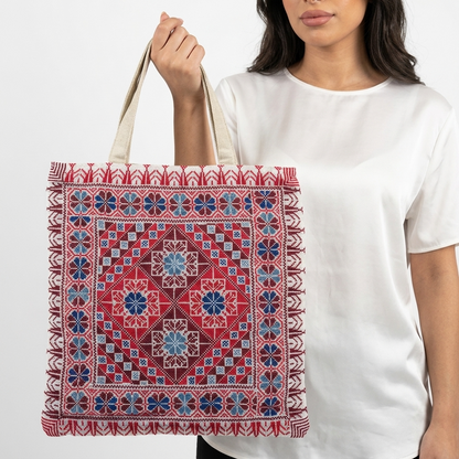 Mawj Al Nahr Handstitched Tote Bag
