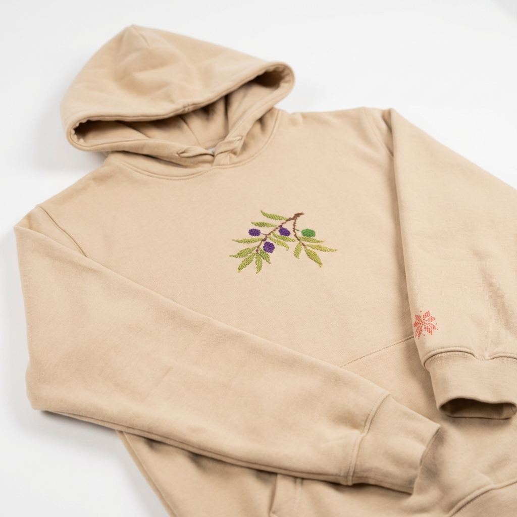 Nabali Tatreez Hoodie – Handmade