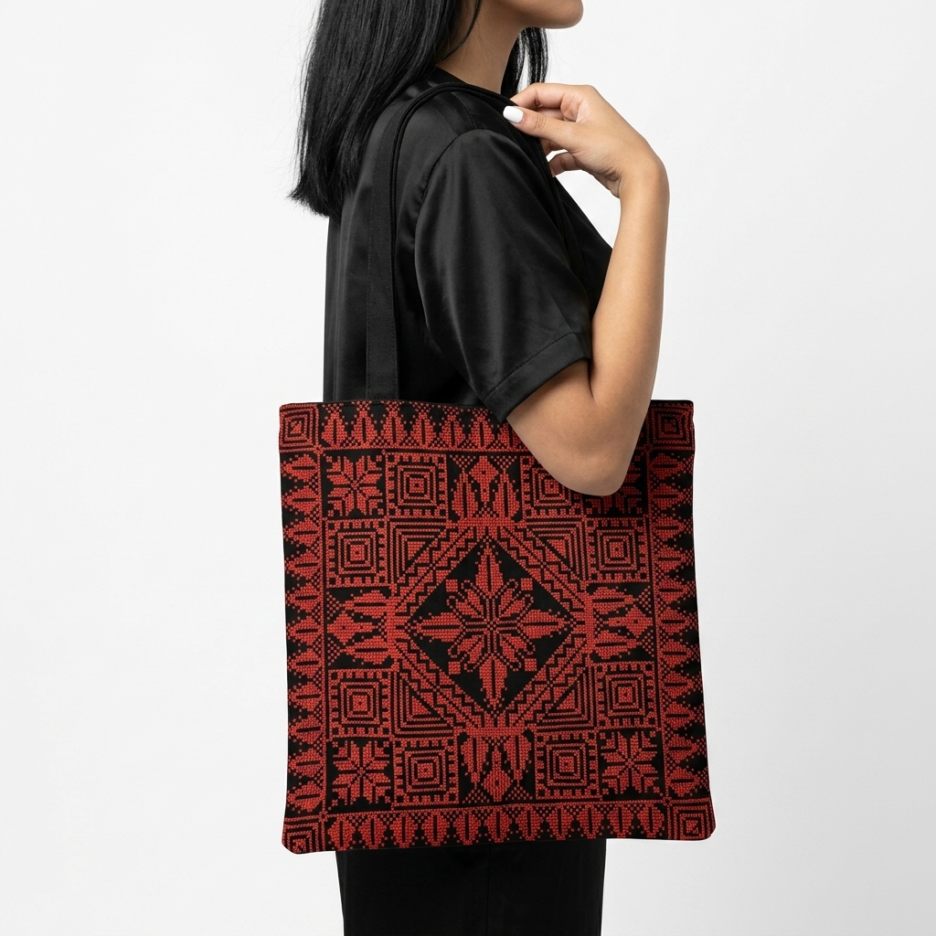Najmah Tatreez Tote Bag