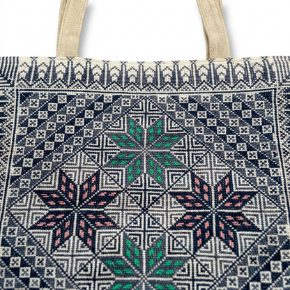 Nujoom Al Layl Hand-Stitched Tote Bag