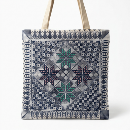 Nujoom Al Layl Hand-Stitched Tote Bag