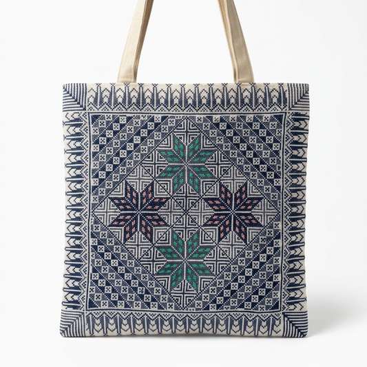 Nujoom Al Layl Hand-Stitched Tote Bag